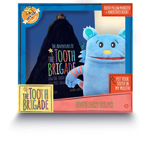 BLUE - Tooth Pillow and Book Gift Set