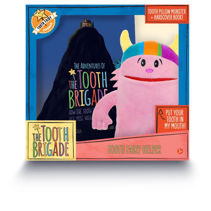 The Tooth Brigade Book + Tooth Pillow Gift Set - Ollie