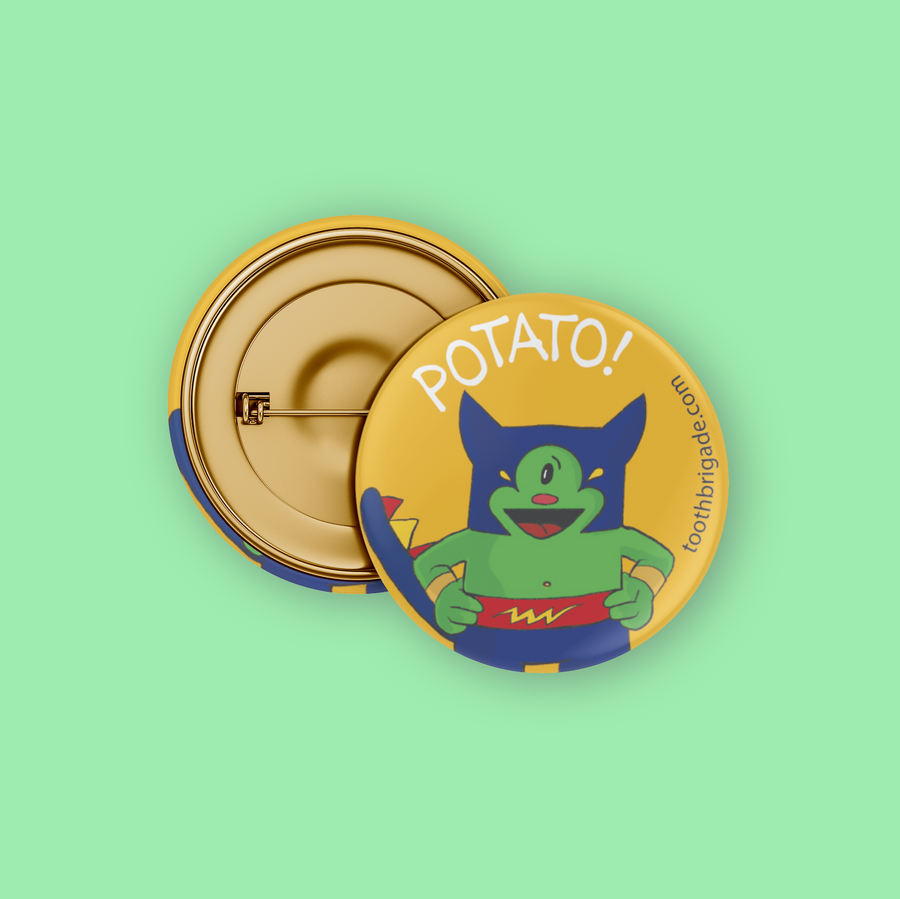 The Tooth Brigade Button Pins