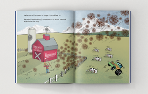 the adventures of the tooth brigade book - sneak peek page - farmer flanderberry's farm