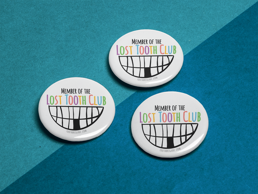 Lost Tooth Club Button Pins